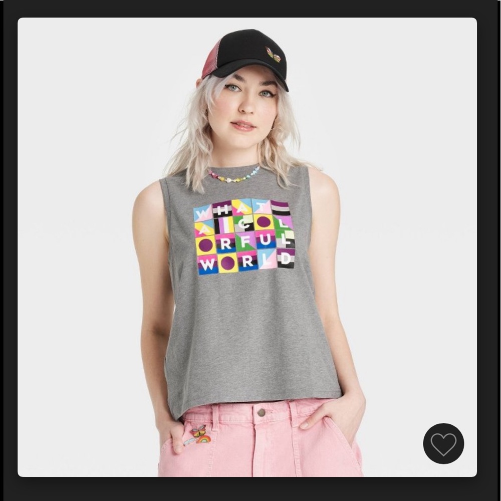 Pride Adult What A Colorful World Tank Top